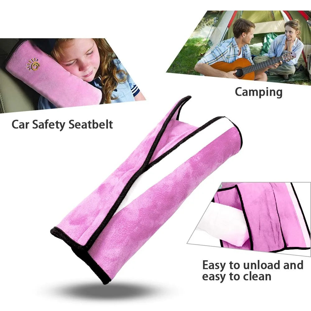 Car Seat Pillow Neck Kids Travel Pillow Seatbelt Pillow Toddler Infant