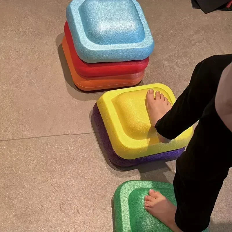 Kids’ Rainbow Balance Stepping Stones