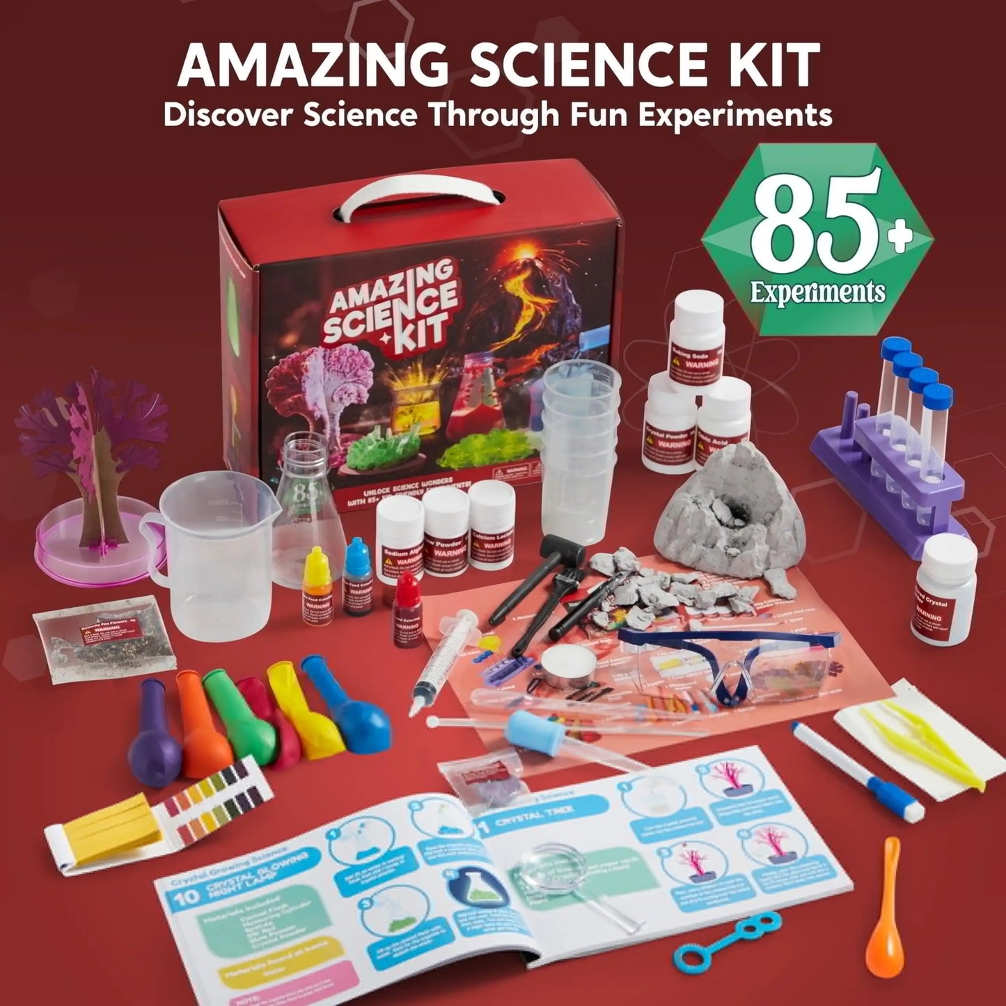 Kids STEM Science Kit – 85+ Experiments