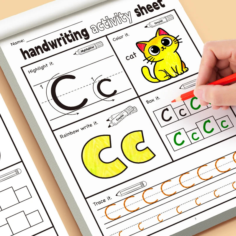 ABC Tracing Letters Workbook - Fun Children's English Alphabet Tracing