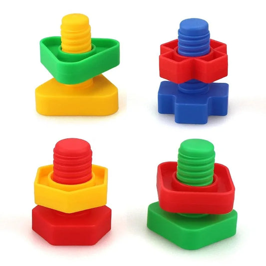 Montessori Screw &amp; Nut Building Set