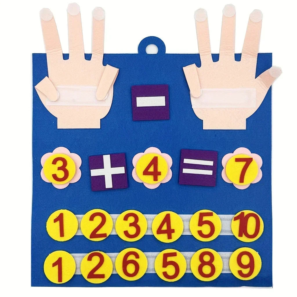 Montessori Felt Counting & Number Matching Set