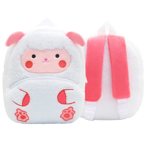 Cute Cartoon Animal Plush Backpack Soft Children Kindergarten