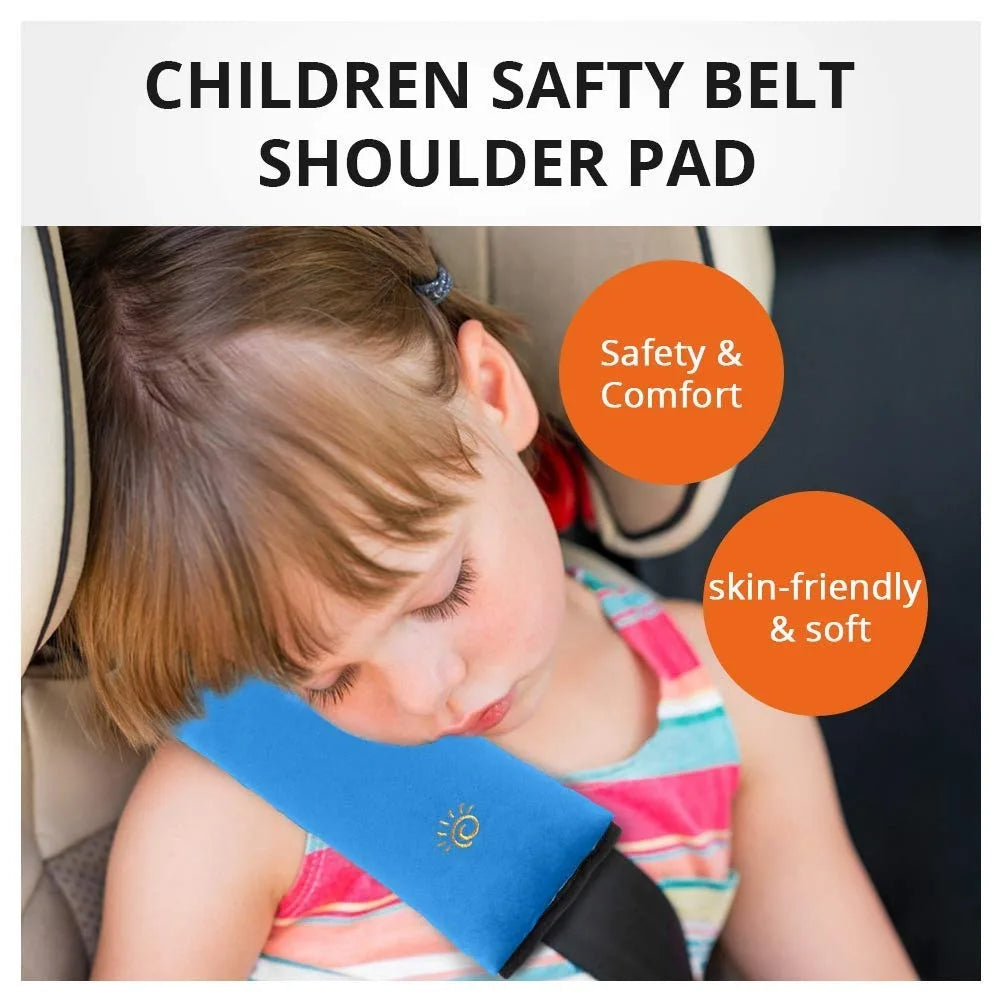 Car Seat Pillow Neck Kids Travel Pillow Seatbelt Pillow Toddler Infant
