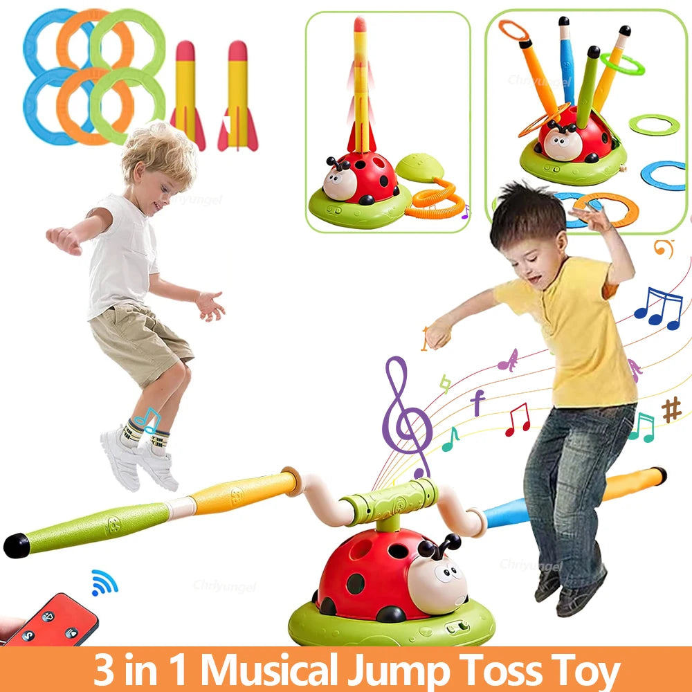 Kids’ 3-in-1 Musical Jump & Toss Game