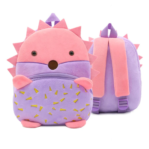 Cute Cartoon Animal Plush Backpack Soft Children Kindergarten