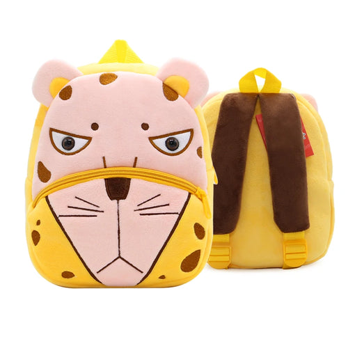 Cute Cartoon Animal Plush Backpack Soft Children Kindergarten