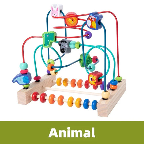 Montessori Bead Maze & Counting Toy