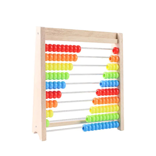 Wooden Rainbow Abacus | Montessori Counting & Math Toy