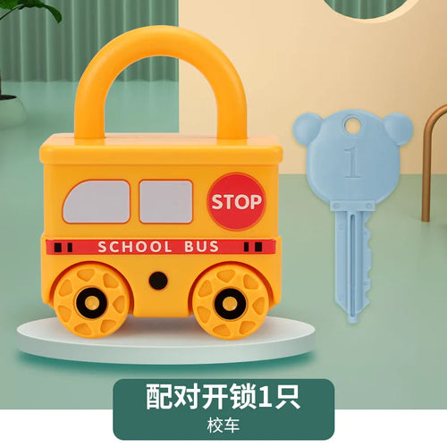 Baby Learning Lock &amp; Key Vehicle Toy