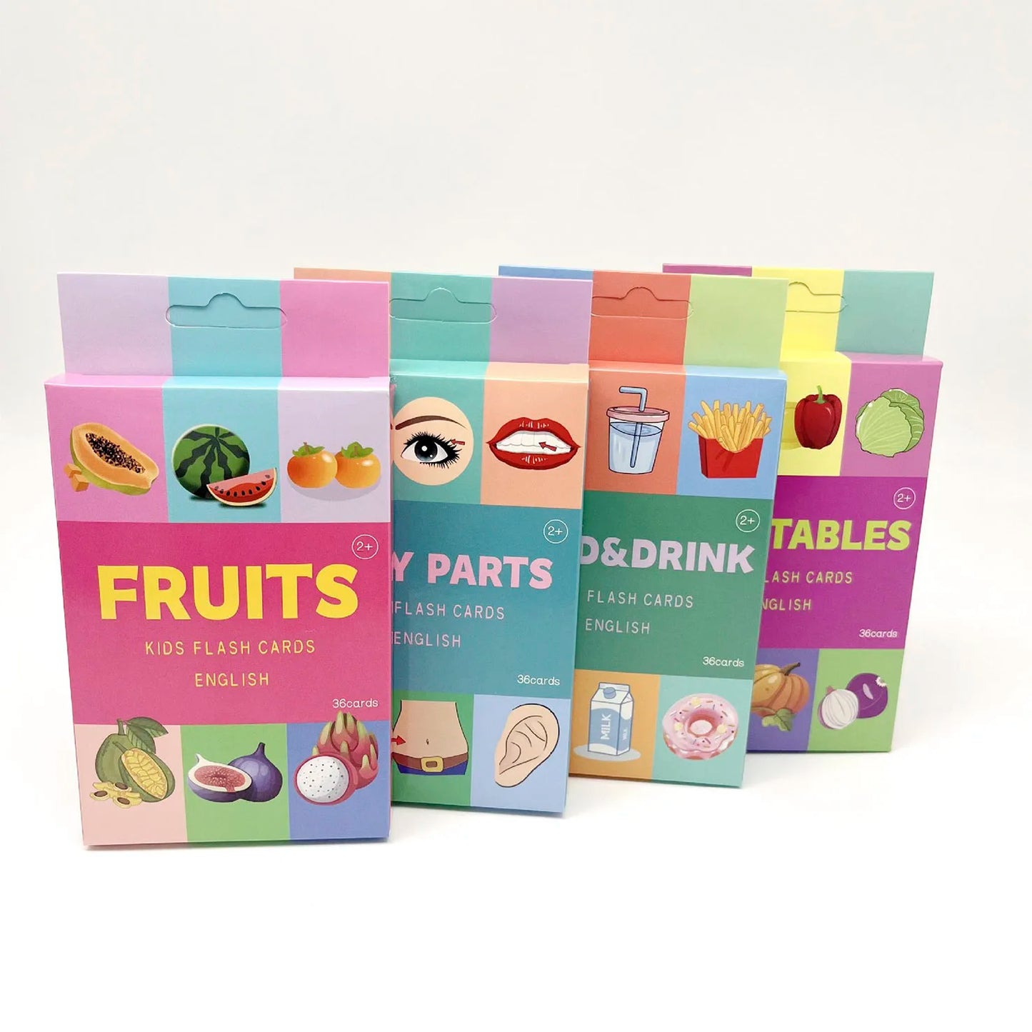Montessori Educational Flash Cards | Animals, Shapes, Colors, Time & MoreU