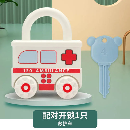 Baby Learning Lock &amp; Key Vehicle Toy