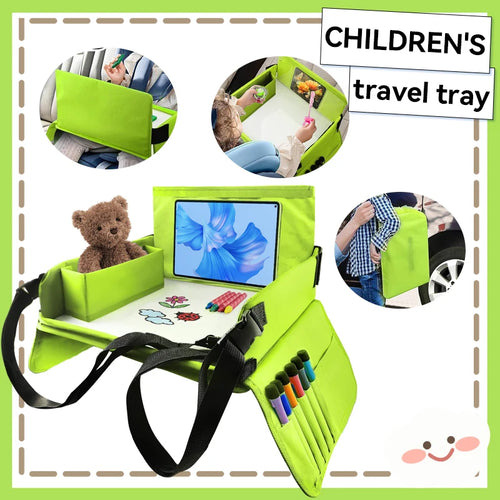 Kids Travel Seat Tray for Car Children's Toy Storage Table Drawing