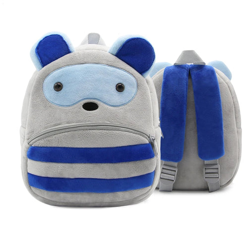Cute Cartoon Animal Plush Backpack Soft Children Kindergarten