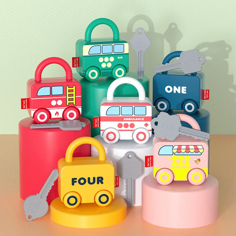 Baby Learning Lock &amp; Key Vehicle Toy