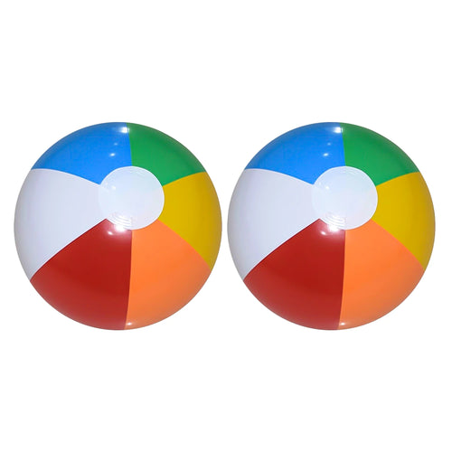 3Pcs Inflatable Beach Ball Summer Outdoor Swimming Pool Colorful