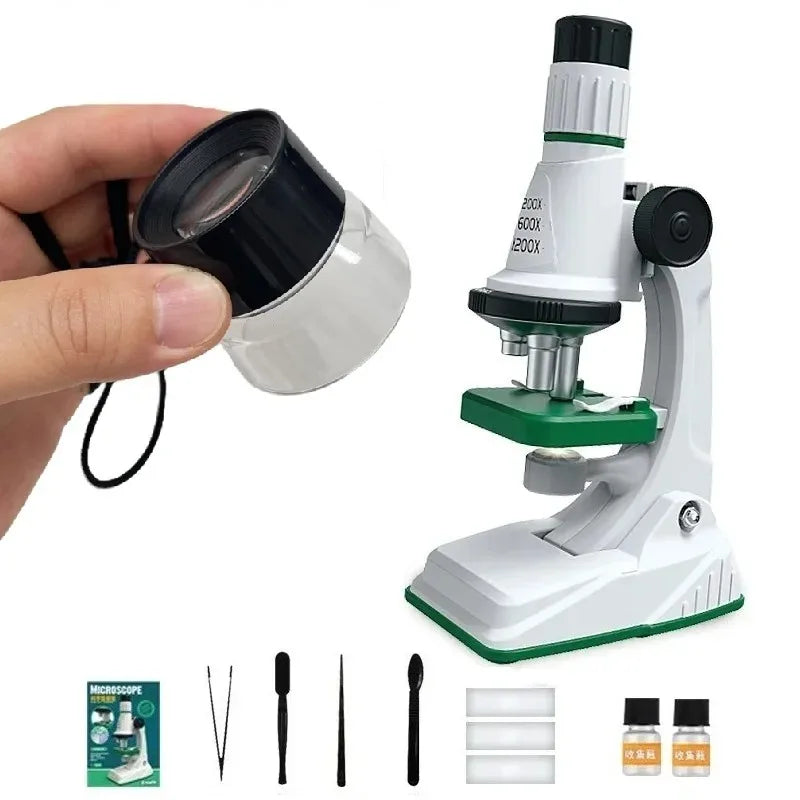 Kids Beginner Science Microscope Kit