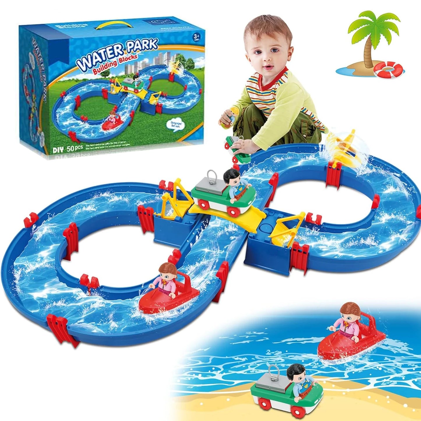 Kids’ Build-Your-Own Water Park Playset
