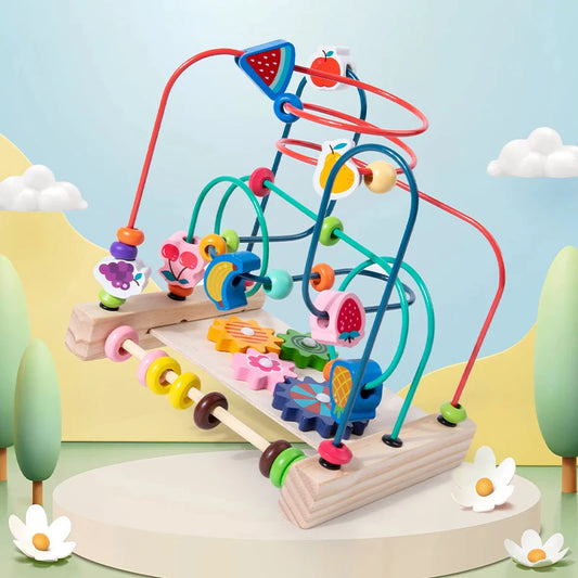 Montessori Bead Maze & Counting Toy