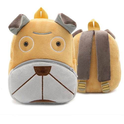 Cute Cartoon Animal Plush Backpack Soft Children Kindergarten