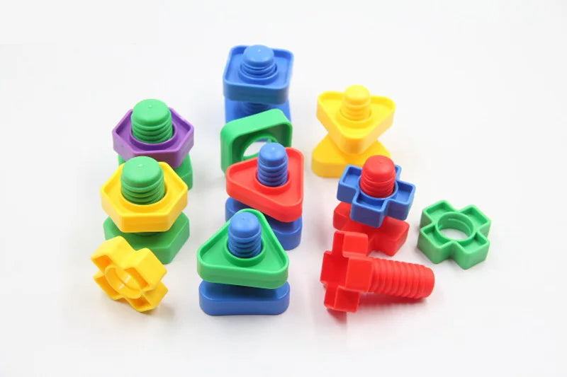 Montessori Screw &amp; Nut Building Set