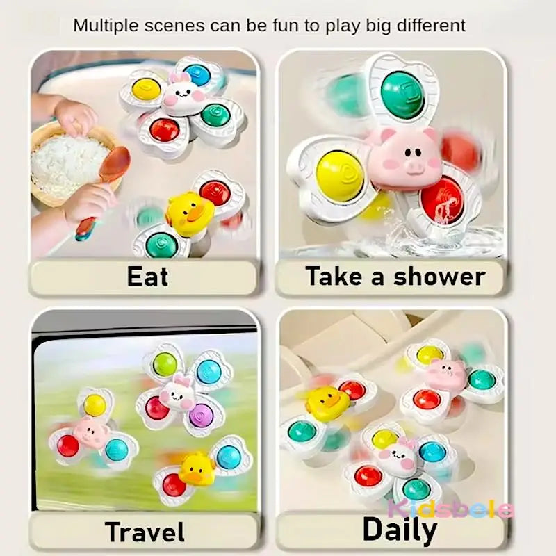 Baby Sensory Spinner Toy Set