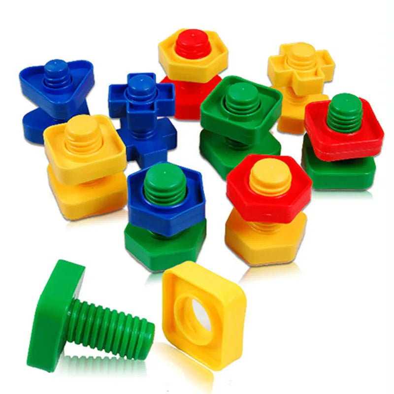 Montessori Screw &amp; Nut Building Set