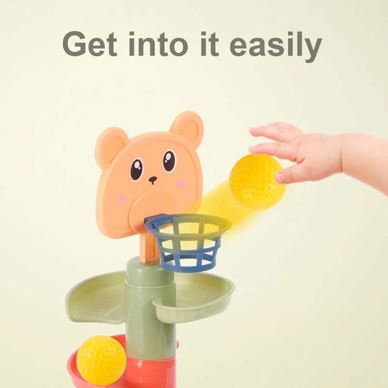 Montessori Ball Drop Tower for Babies & Toddlers