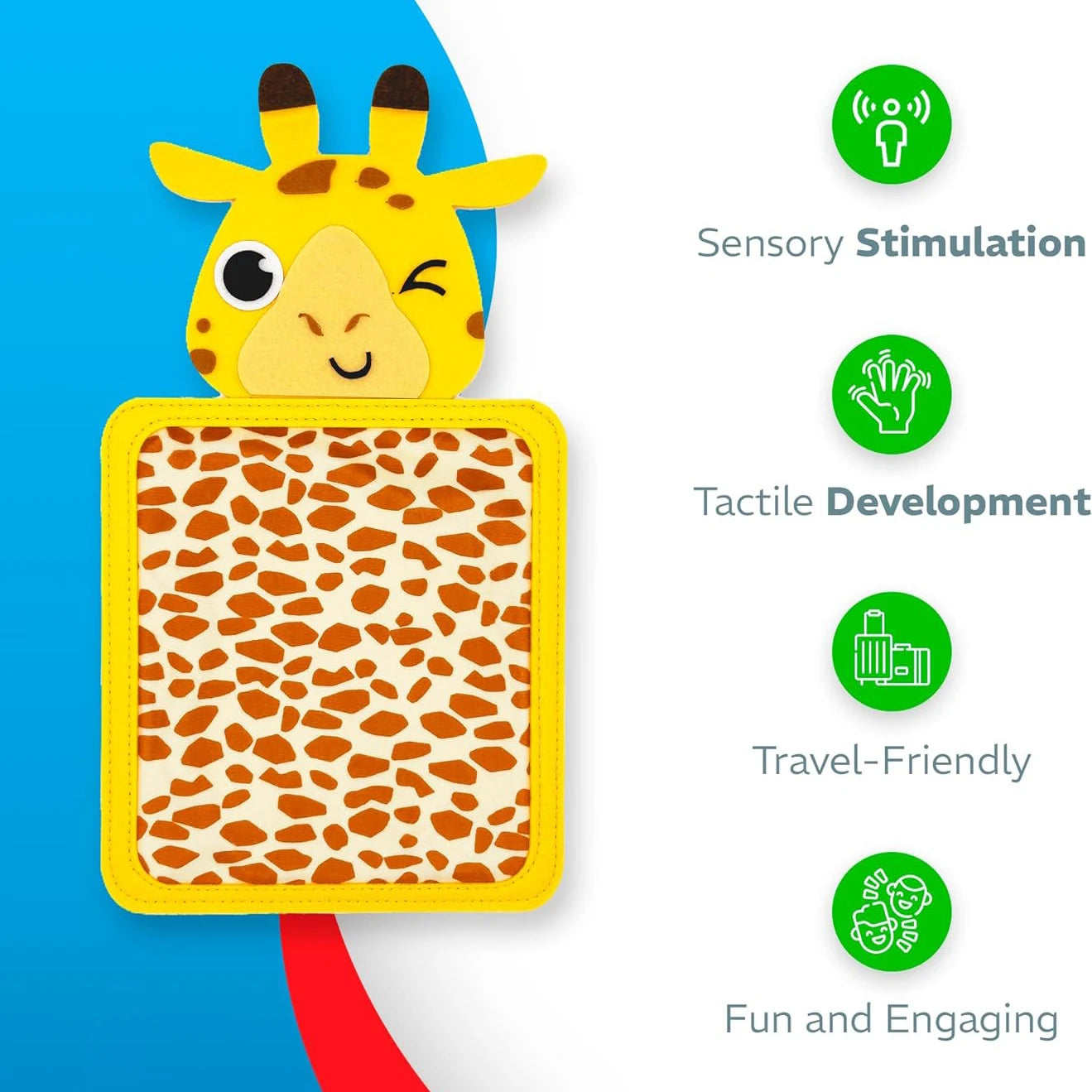 Felt Sensory Mats for Autistic Children Cartoon Animal Cognition Tiles