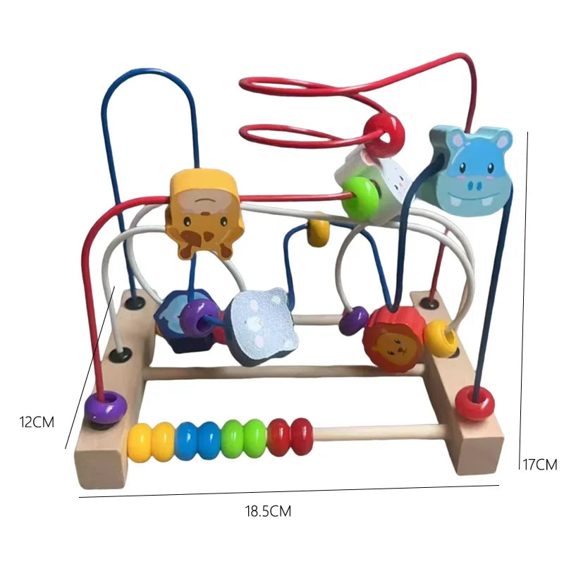 Montessori Bead Maze & Counting Toy