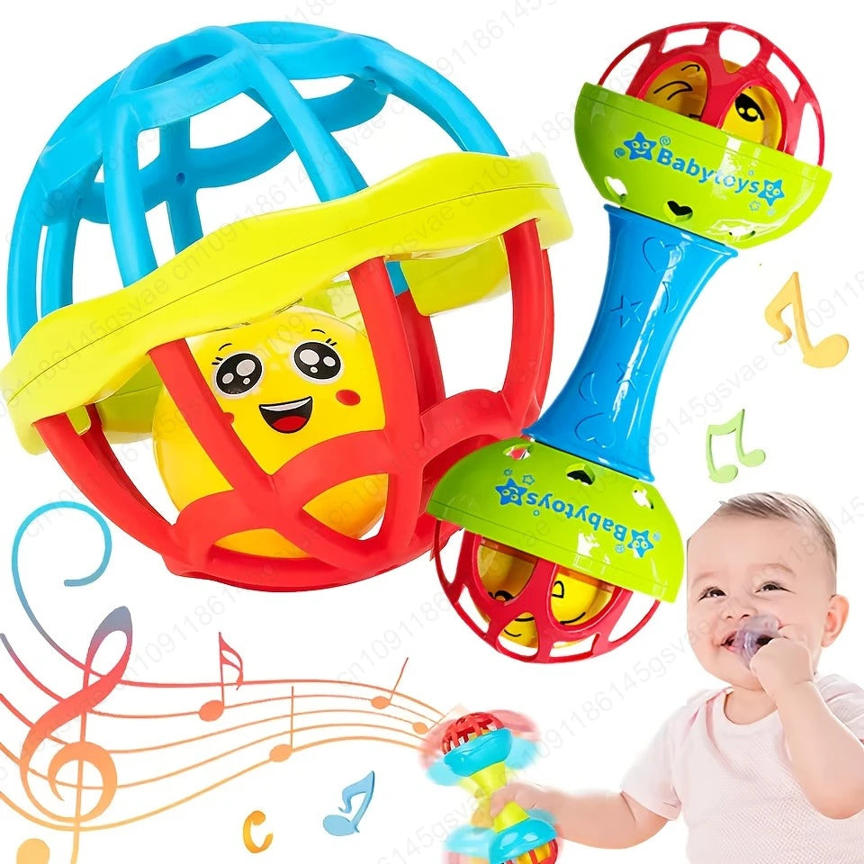 2-Piece Baby Sensory Rattle Set