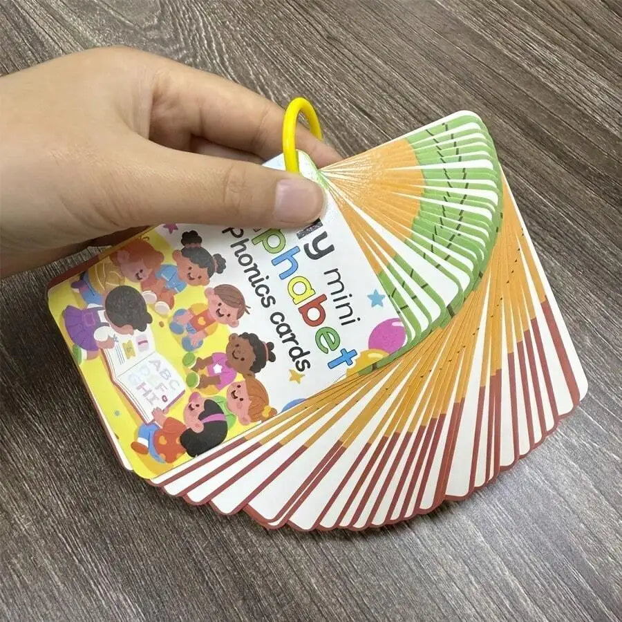 ABC Alphabet Phonics Flash Cards | 26 Letter Learning Cards for Kids