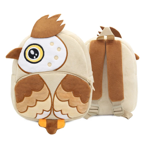 Cute Cartoon Animal Plush Backpack Soft Children Kindergarten