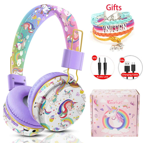 Dinosaur Kids Headphones Wirless Bluetooth Headset Stereo Music