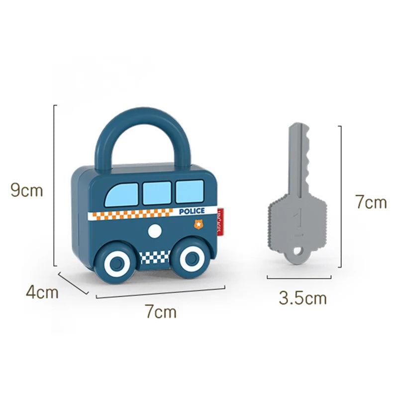 Baby Learning Lock &amp; Key Vehicle Toy