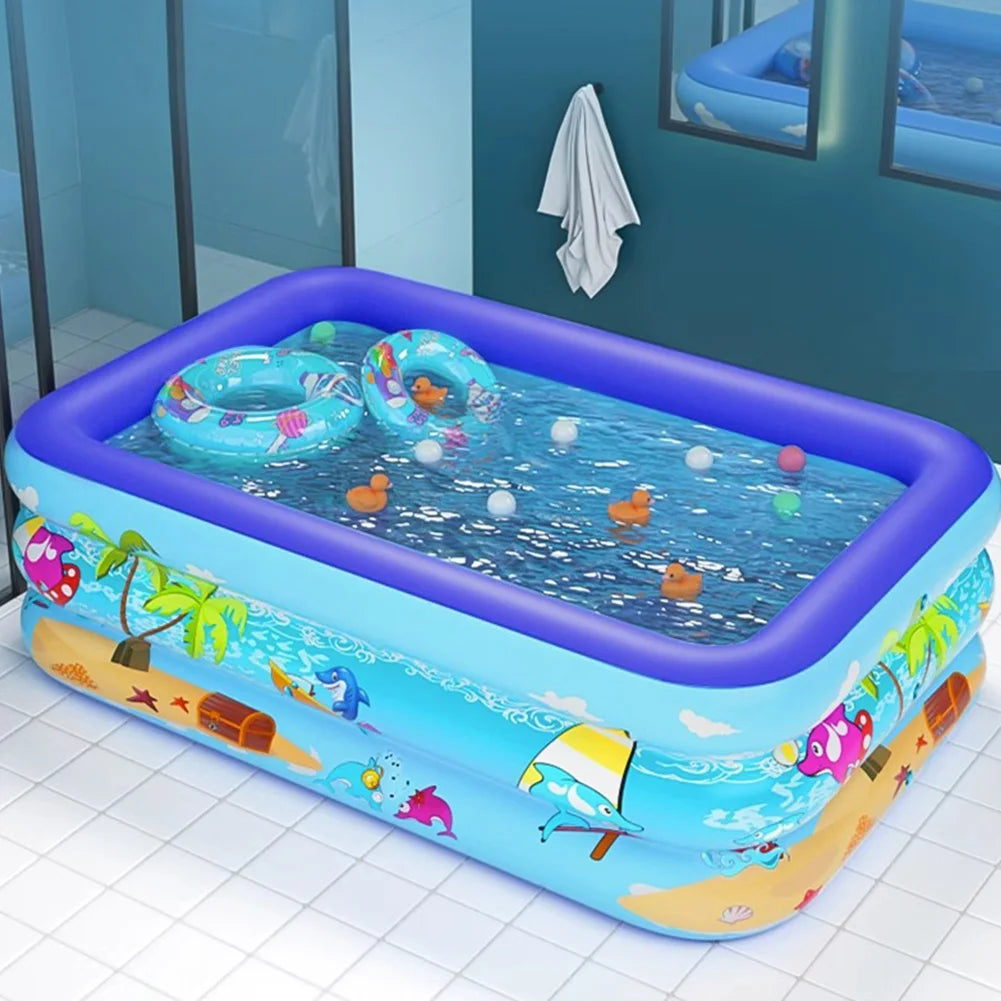 Kids’ Inflatable Splash & Ball Play Pool