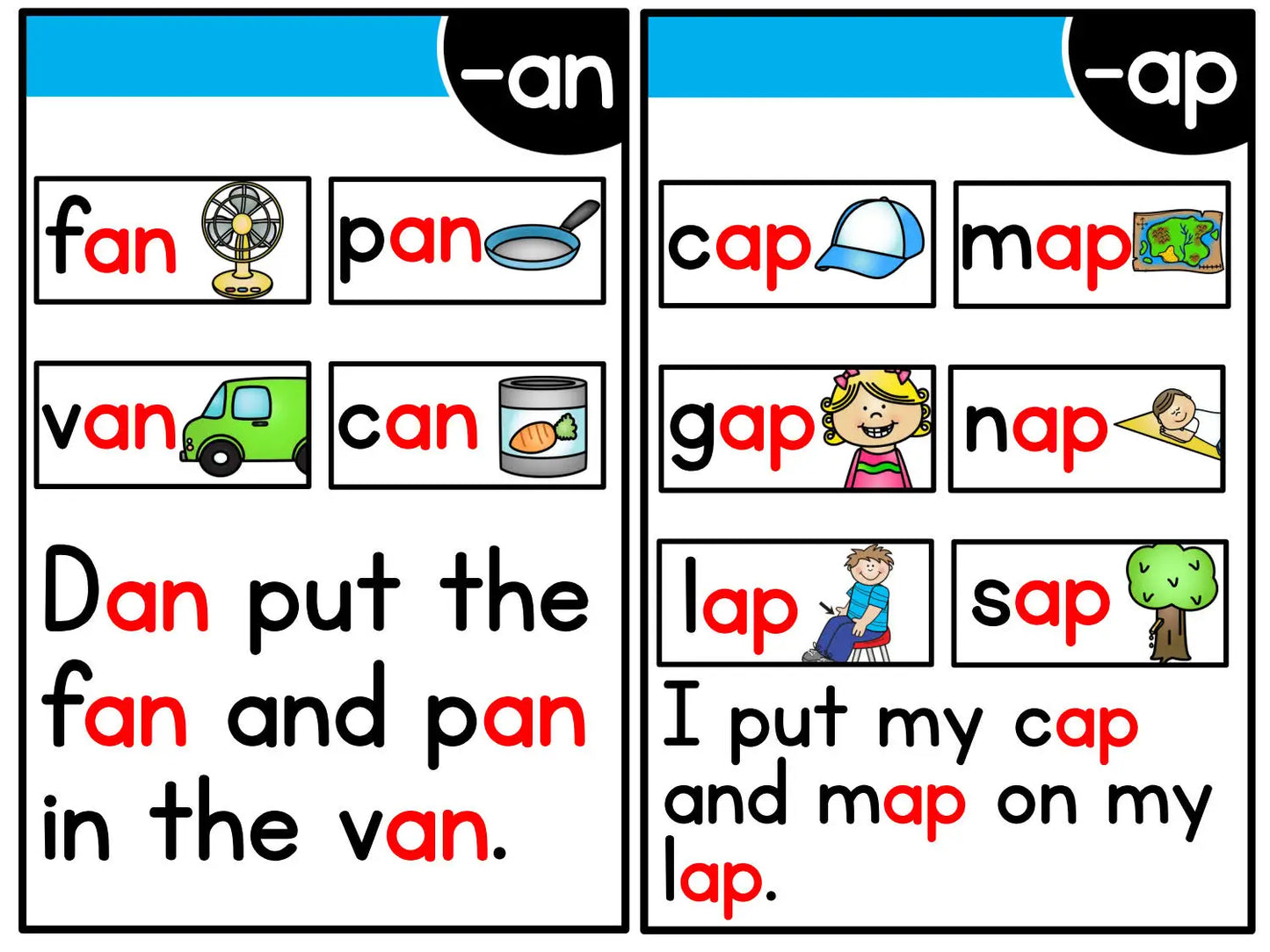 Montessori Phonics Flash Cards | Early Reading Learning Set (67 Cards)