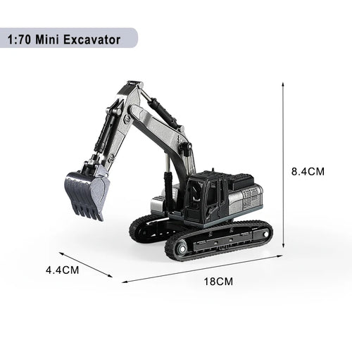Excavator Classic Alloy+Plastic Diecast Toys Model Engineering Sound