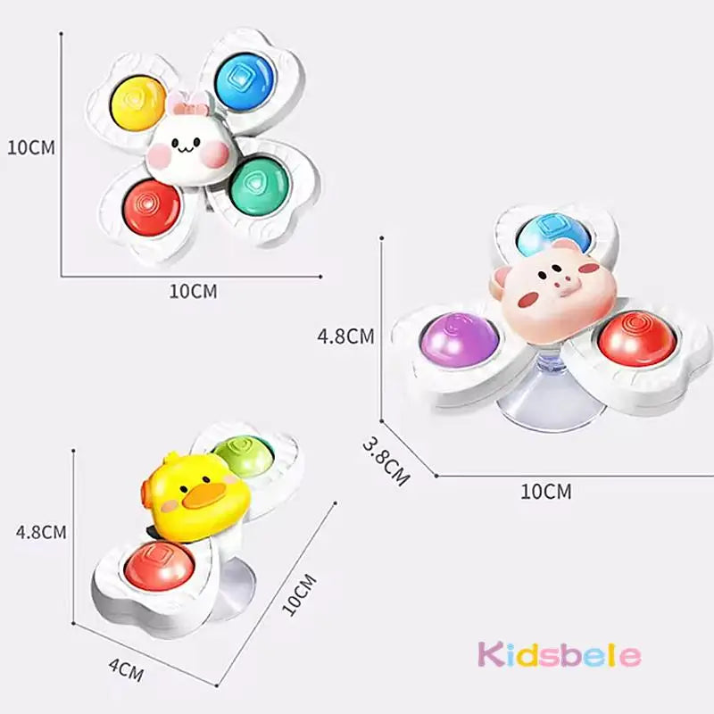 Baby Sensory Spinner Toy Set