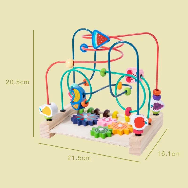 Montessori Bead Maze & Counting Toy