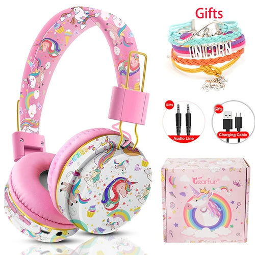 Dinosaur Kids Headphones Wirless Bluetooth Headset Stereo Music