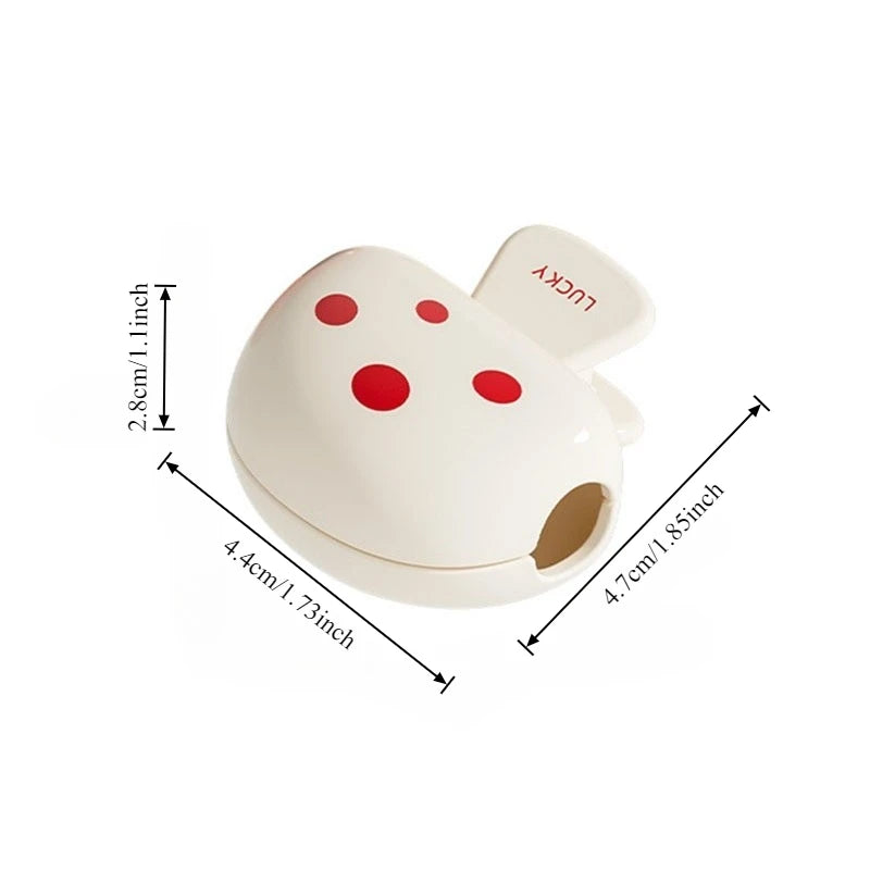 Mushroom-Design Toothbrush Cover - BPA-Free PP Travel Case with Dust