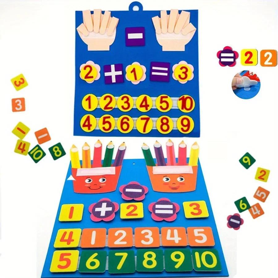 Montessori Felt Counting & Number Matching Set