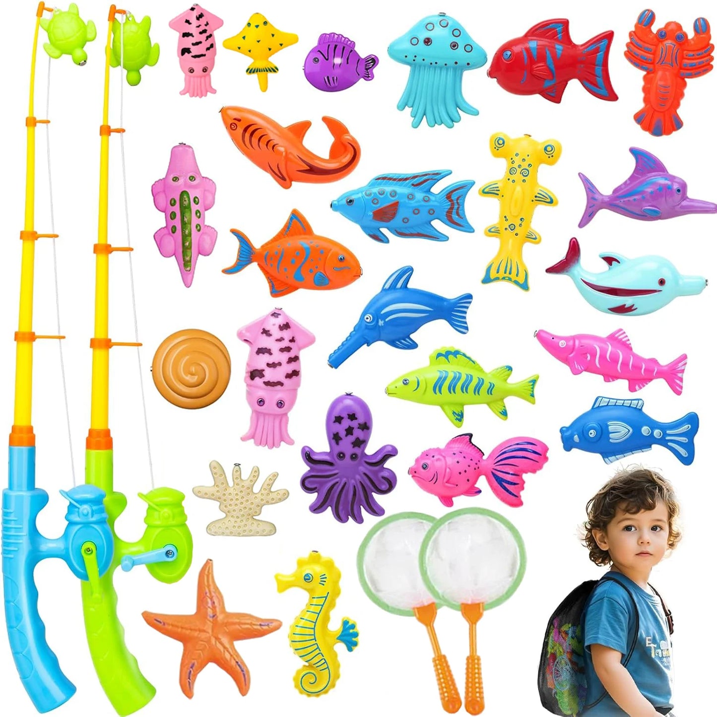 Magnetic Fishing Game Set for Kids