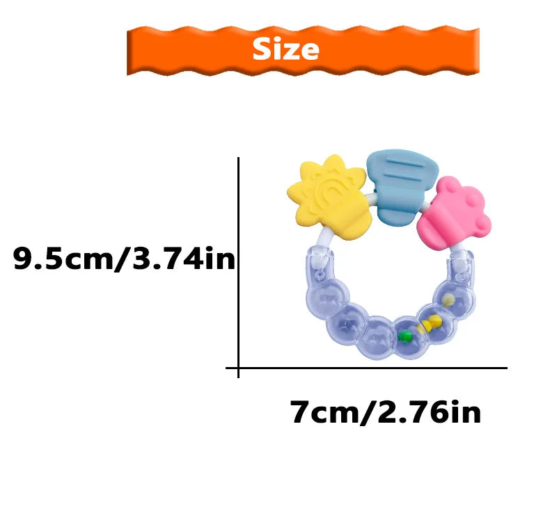 Baby Fruit Silicone Teething Toy Set