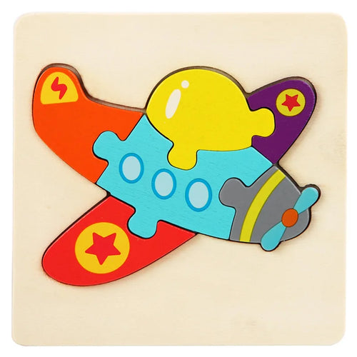 Wooden Animal Puzzle – Montessori Preschool Learning Toy