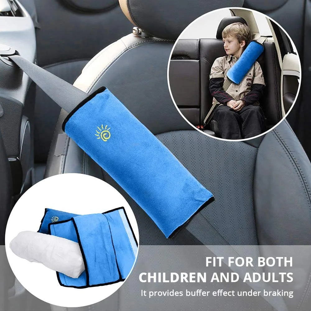 Car Seat Pillow Neck Kids Travel Pillow Seatbelt Pillow Toddler Infant