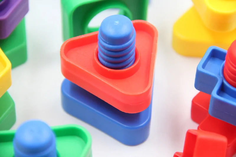 Montessori Screw &amp; Nut Building Set