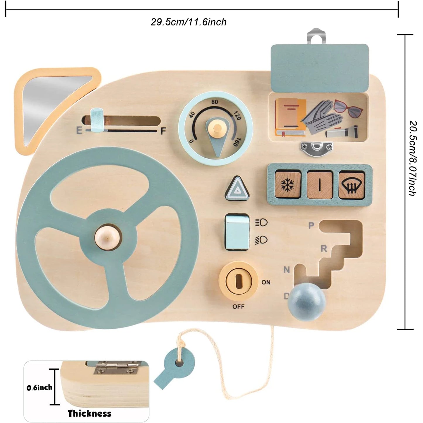 Montessori Steering Wheel Activity Board