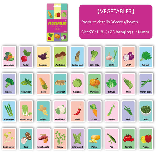 Montessori Educational Flash Cards | Animals, Shapes, Colors, Time & MoreU